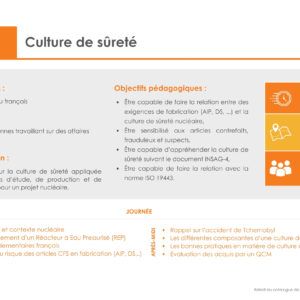 F1302 - Culture de sûreté nucléaire