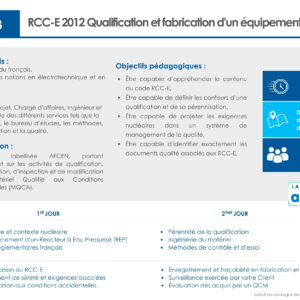 F1703 - RCC-E 2012 - 2 jours
